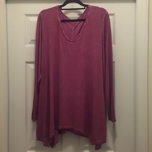 Last Chance! Lane Bryant long-sleeve sharkbite tee